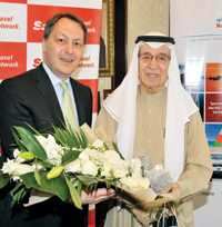 (Left to Right): Eisenacher welcomed Mubarak Kanoo to the Sabre family
